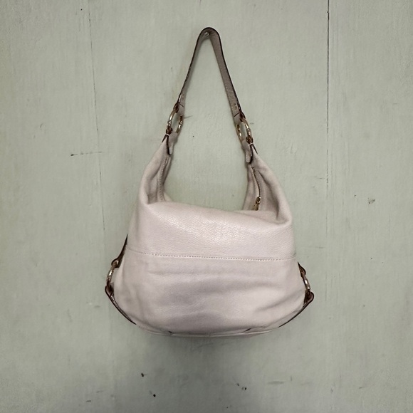 Michael Kors Cream Hobo Bag with Slouchy Leather and MK Logo - Picture 11 of 11